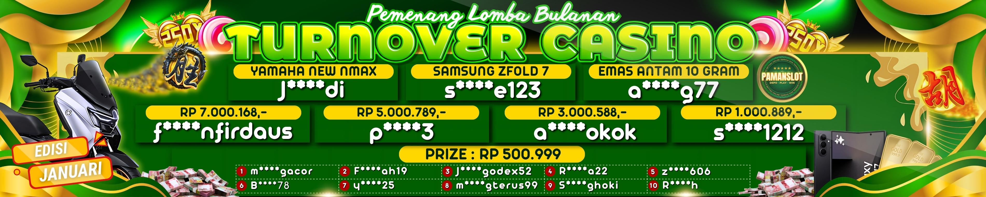 PEMENANG TO BULANAN CASINO